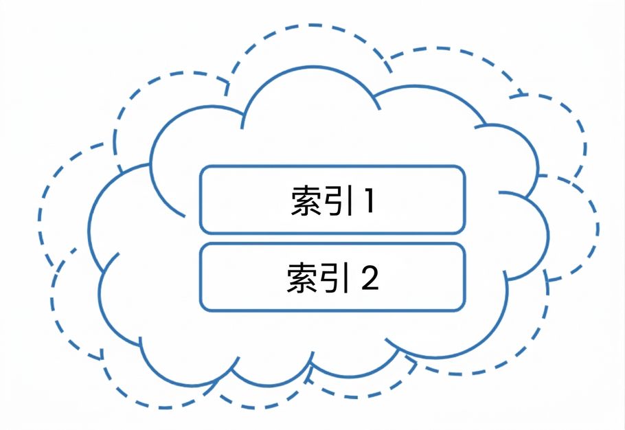 儲存在雲端的索引。