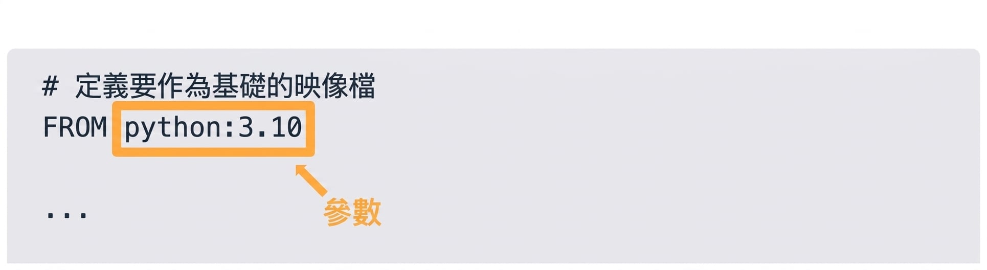 Dockerfile - Docker 指令的參數