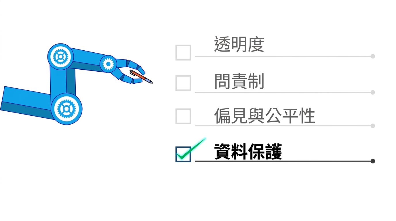 藍色機械臂握筆的圖像
