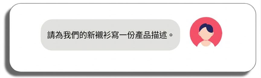 為我們的新襯衫撰寫商品說明
