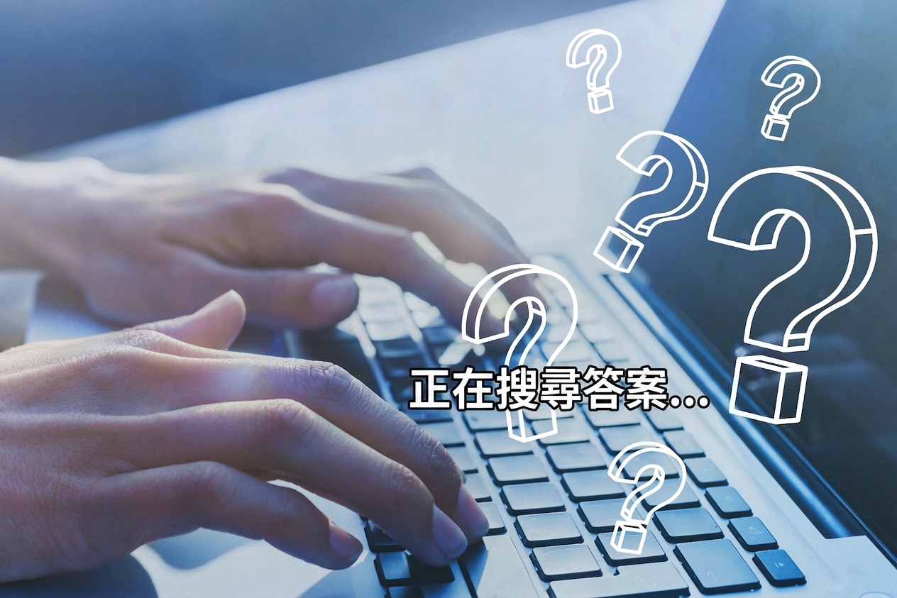 帶問號的鍵盤