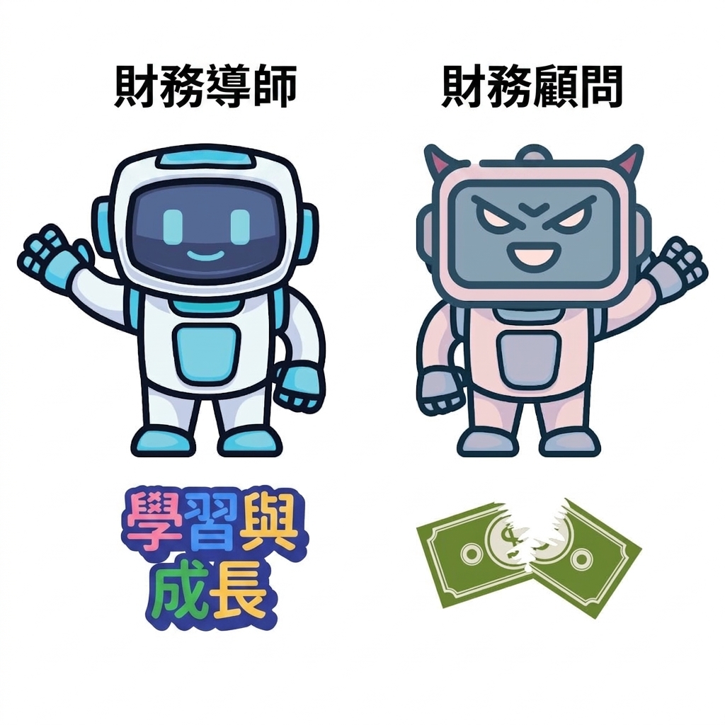 理財家教聊天機器人與理財顧問聊天機器人。