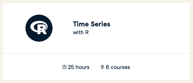 Time Series with R skill track