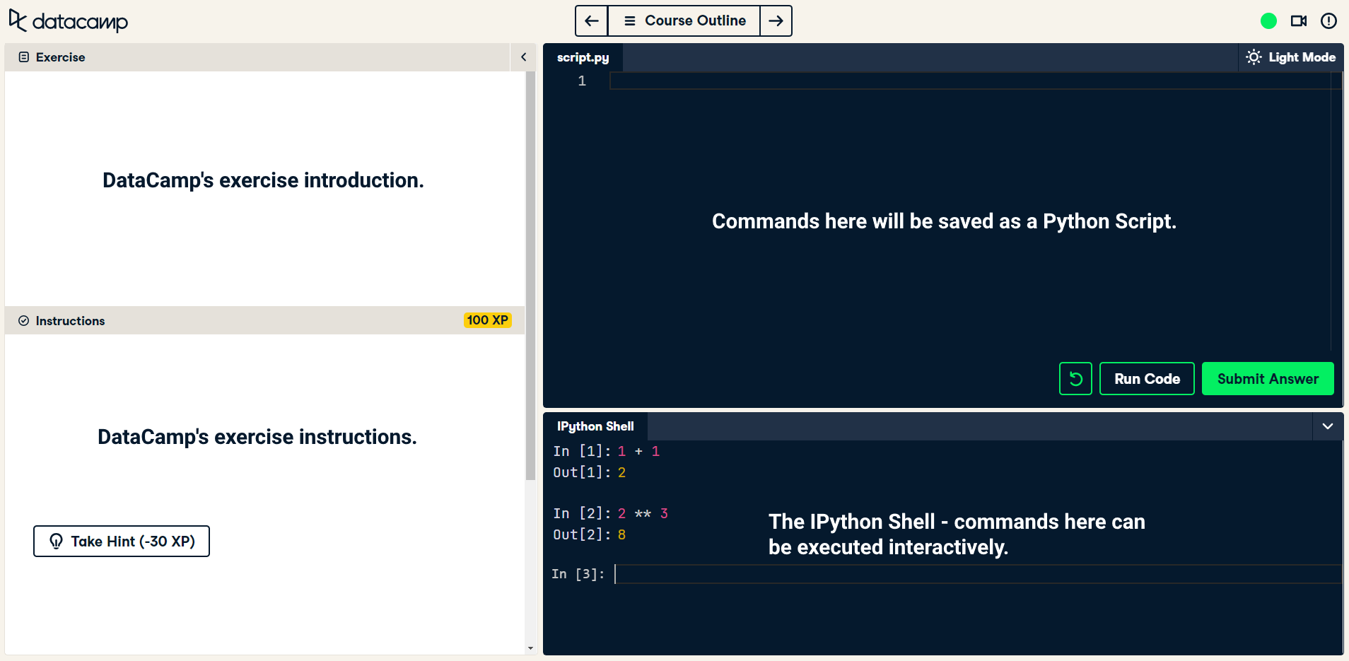 Datacamp Screenshot