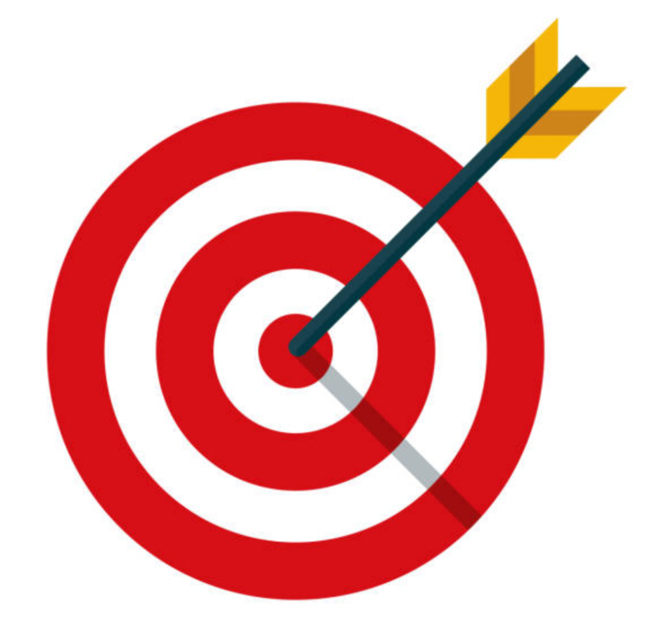 A bullseye target.