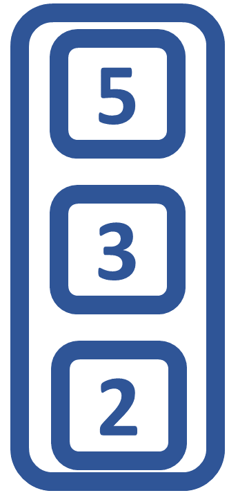 5 3 2 combined into column vector
