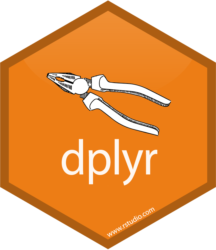 dplyr hexsticker logo