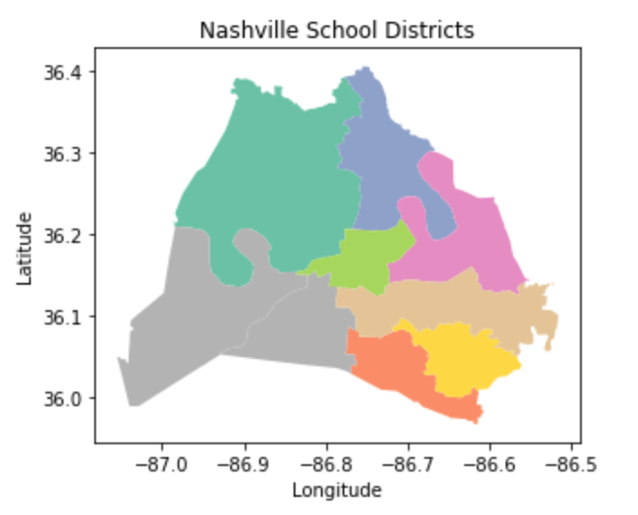 plot of school districts