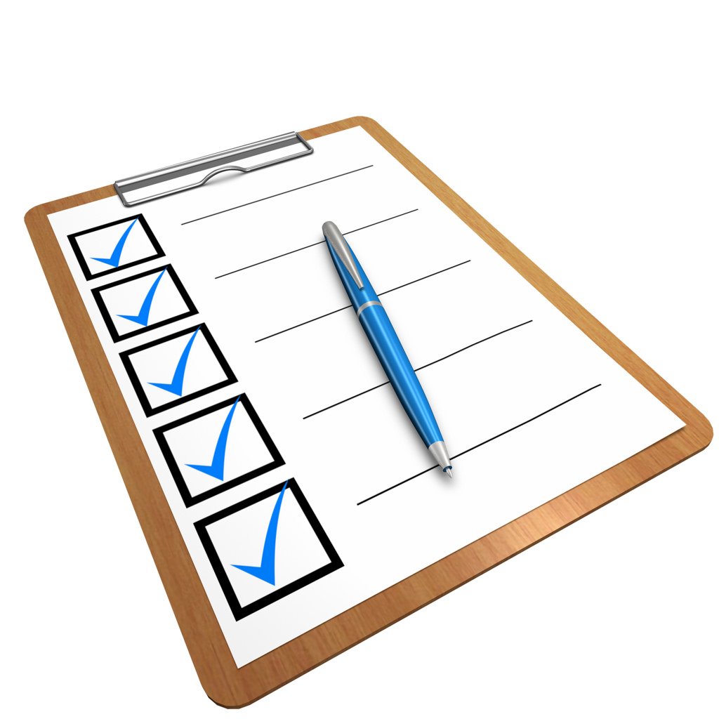Graphic of a checklist