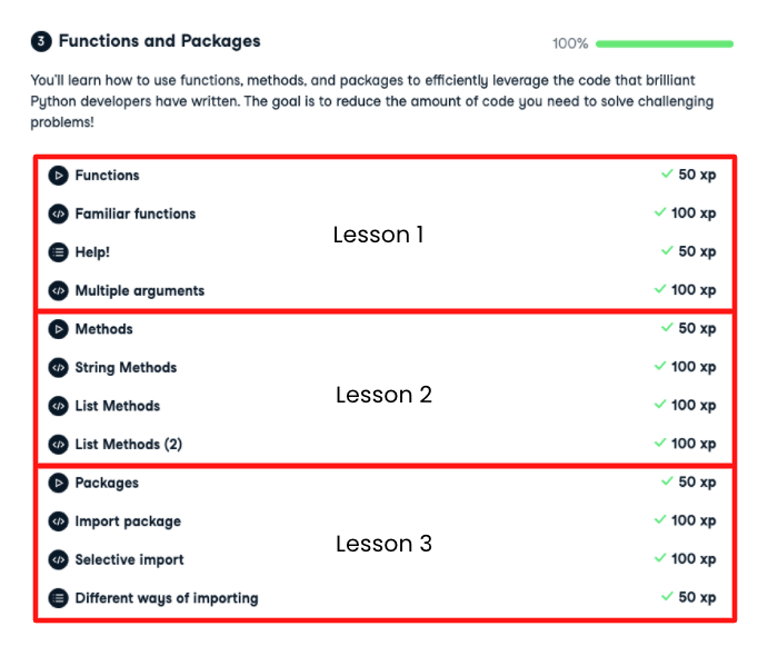 Picture of DataCamp course chapter with 3 lessons.png