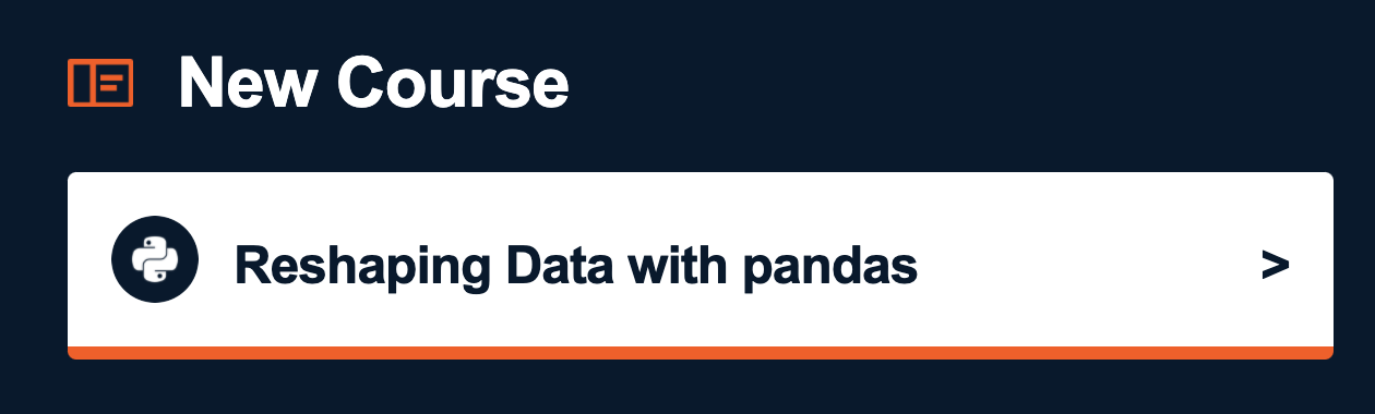 Screenshot of DataCamp newsletter contents