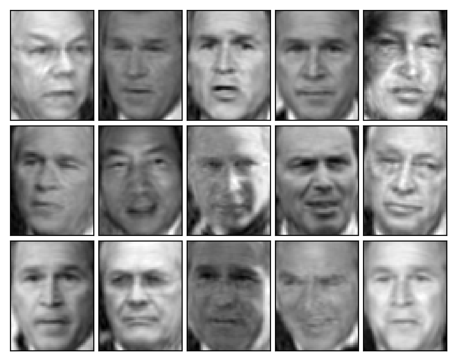 faces compressed