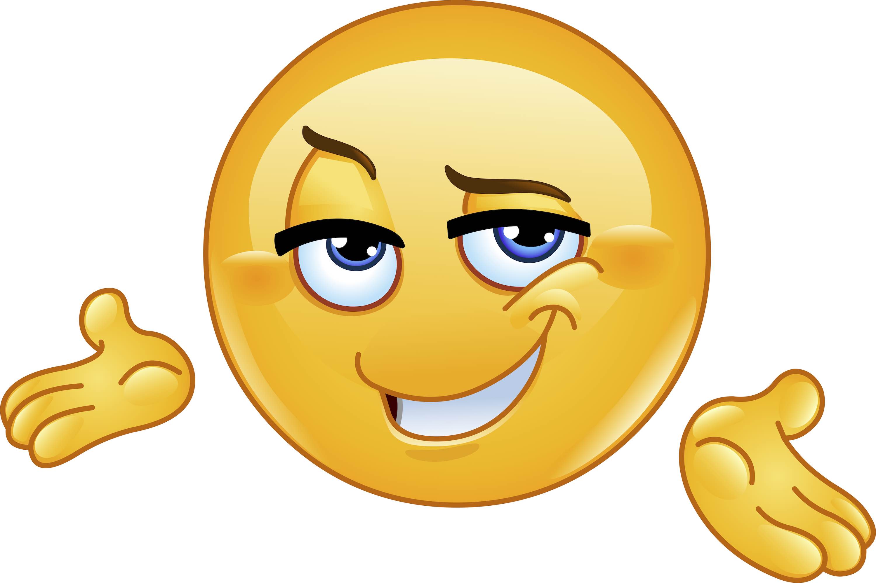who cares smiley face