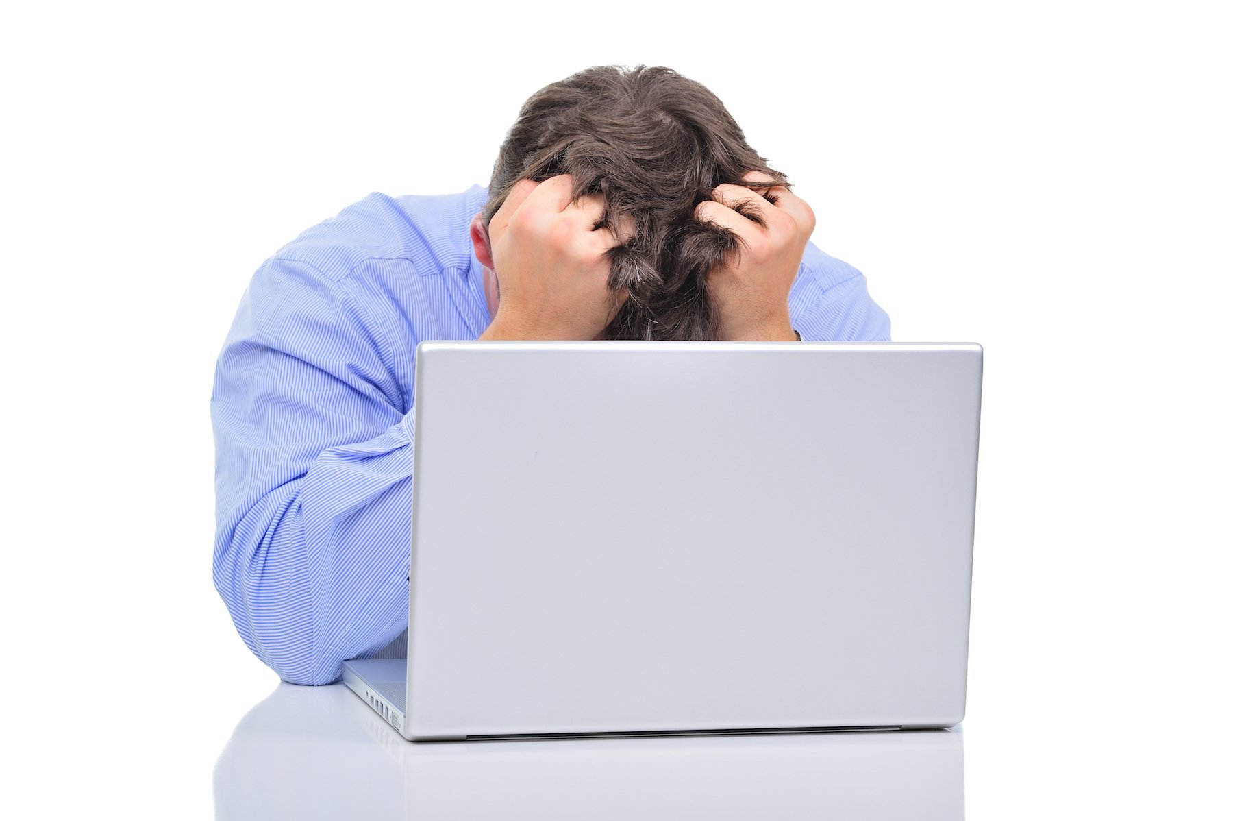 frustrated person