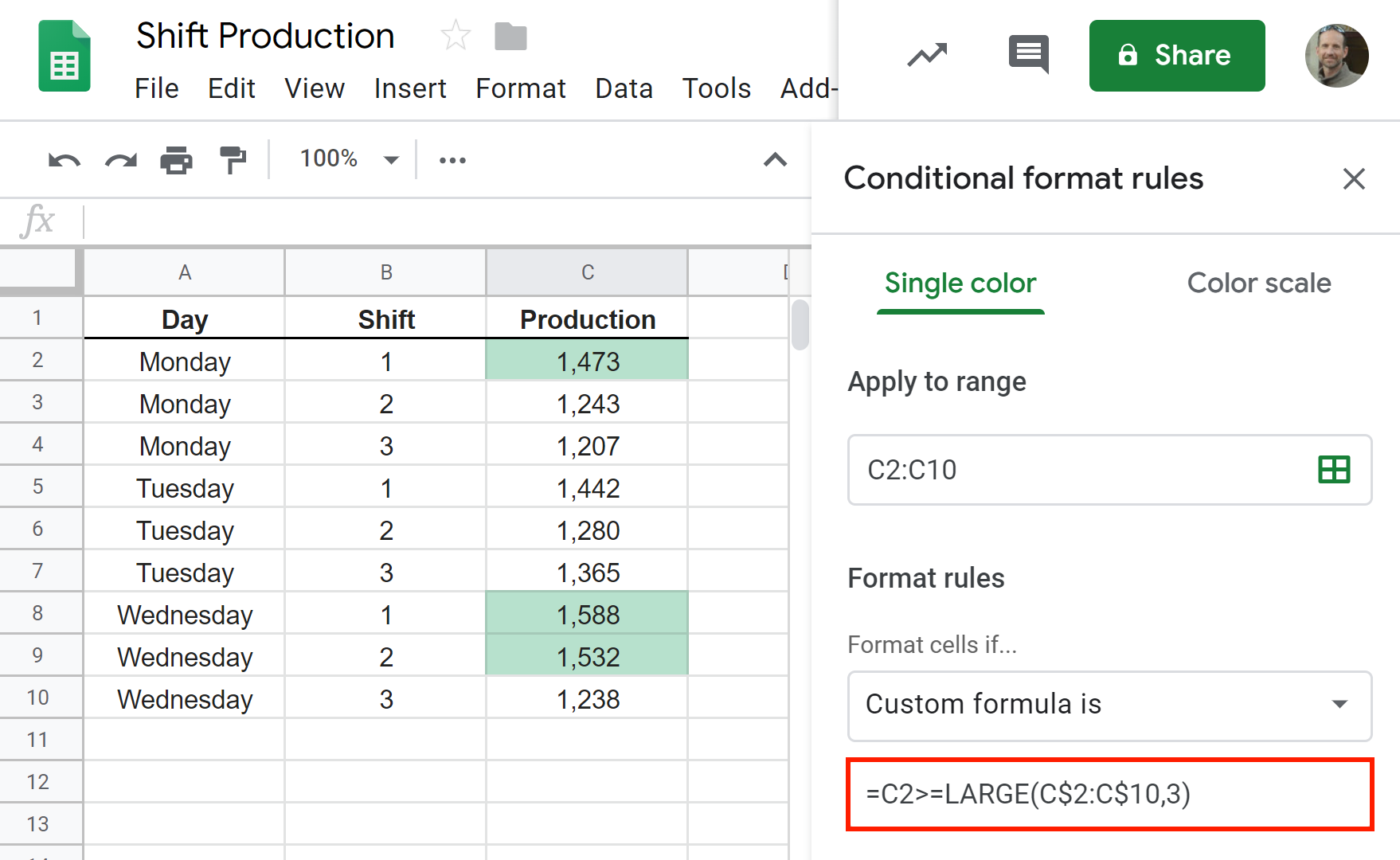 LARGE Custom formula