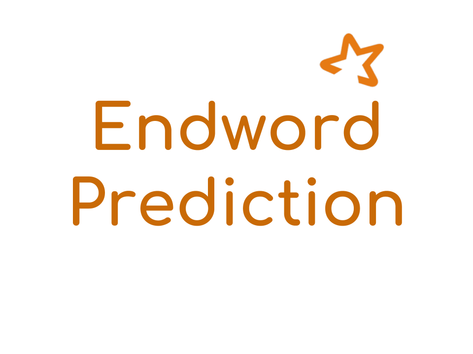 Endword prediction