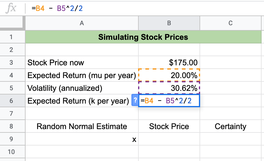 Beginning simulation
