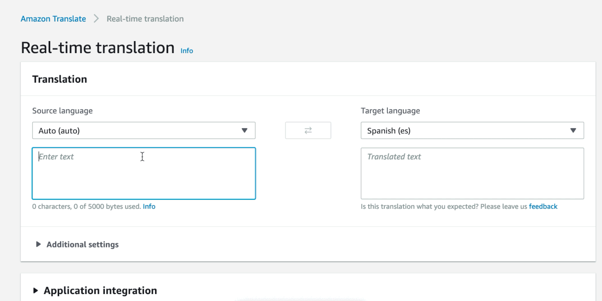 AWS Translate