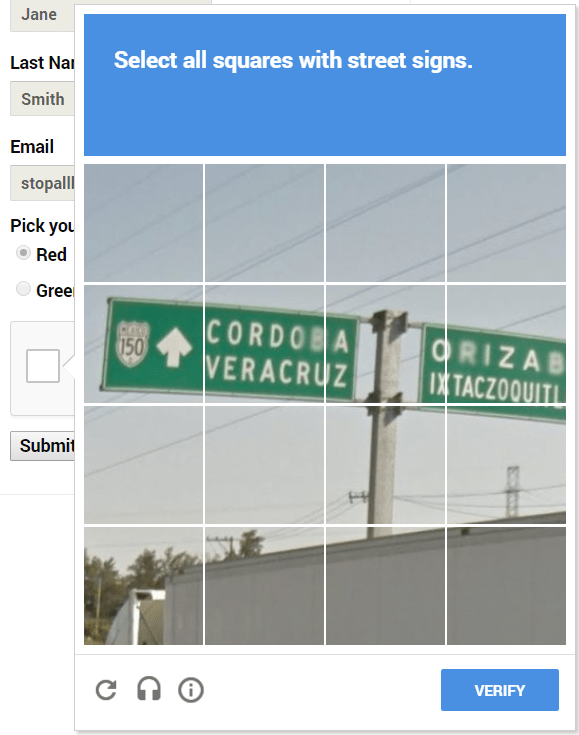 recaptcha
