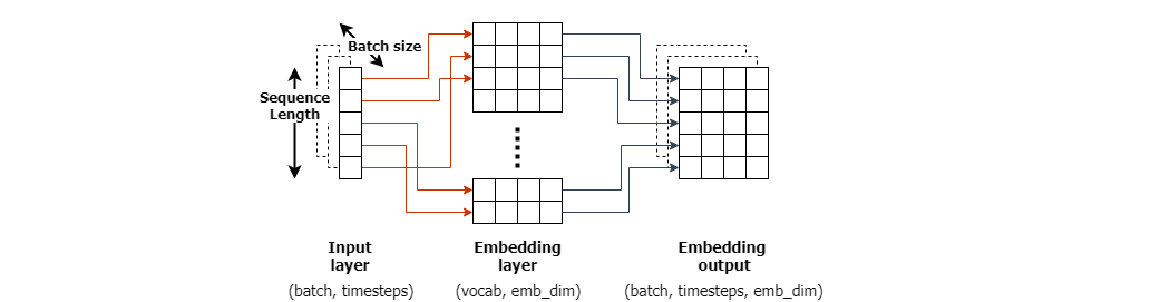 Embedding lookup