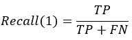 Formula for default recall