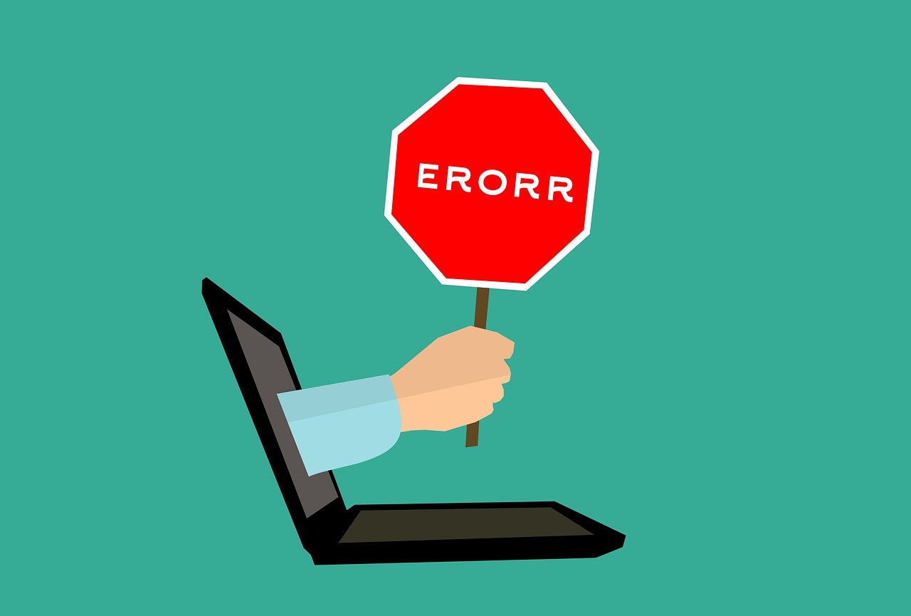 Image representing a computer error