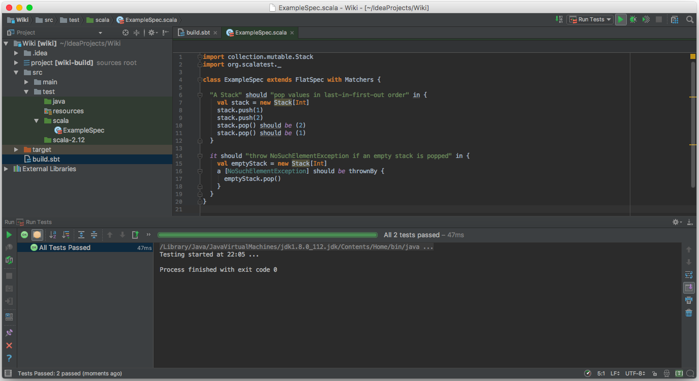 IntelliJ IDEA interface