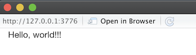 Hello world!!! web app