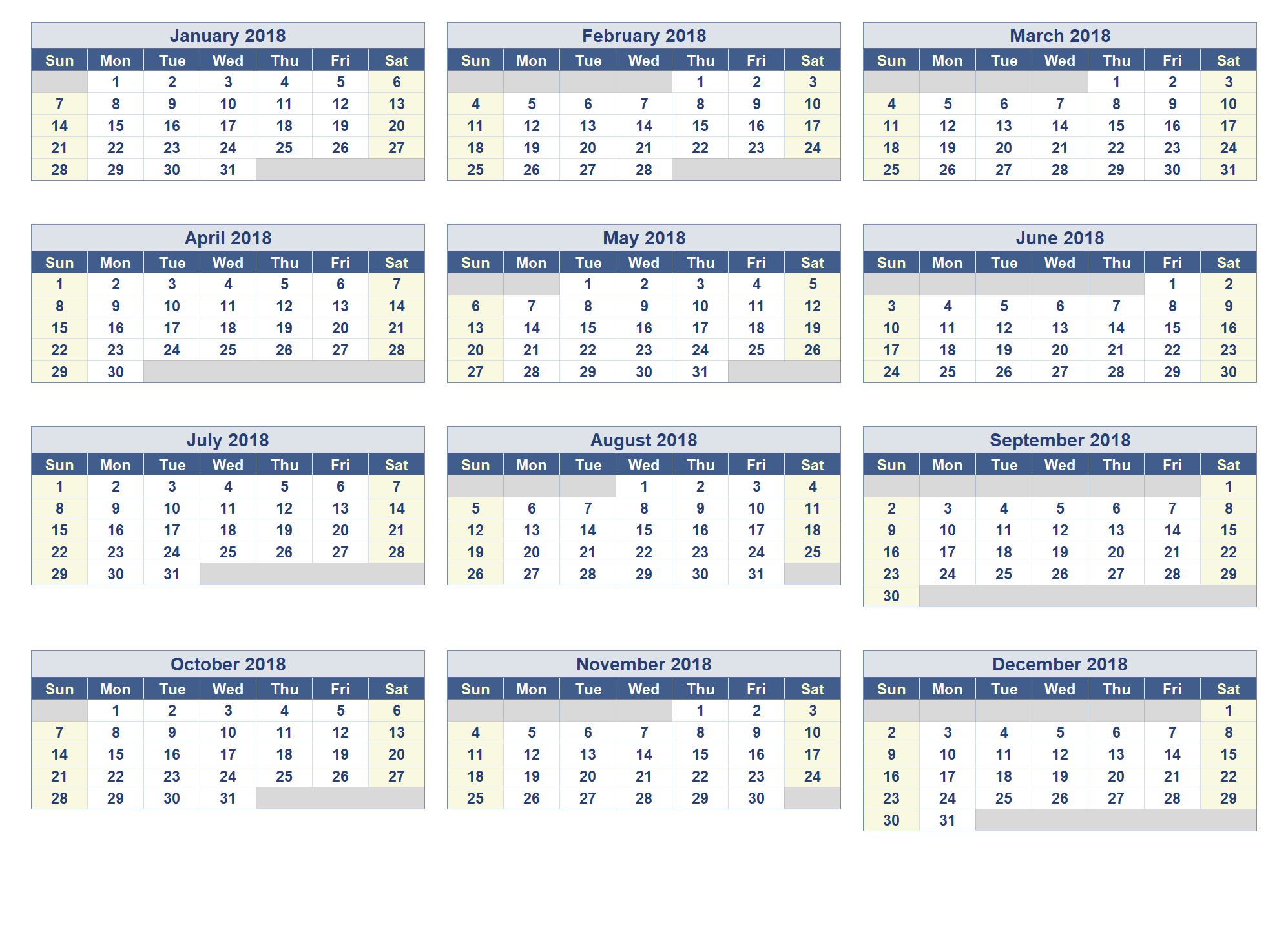 a calendar