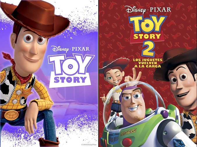 Image of Toy Story and sequel Toy Story 2