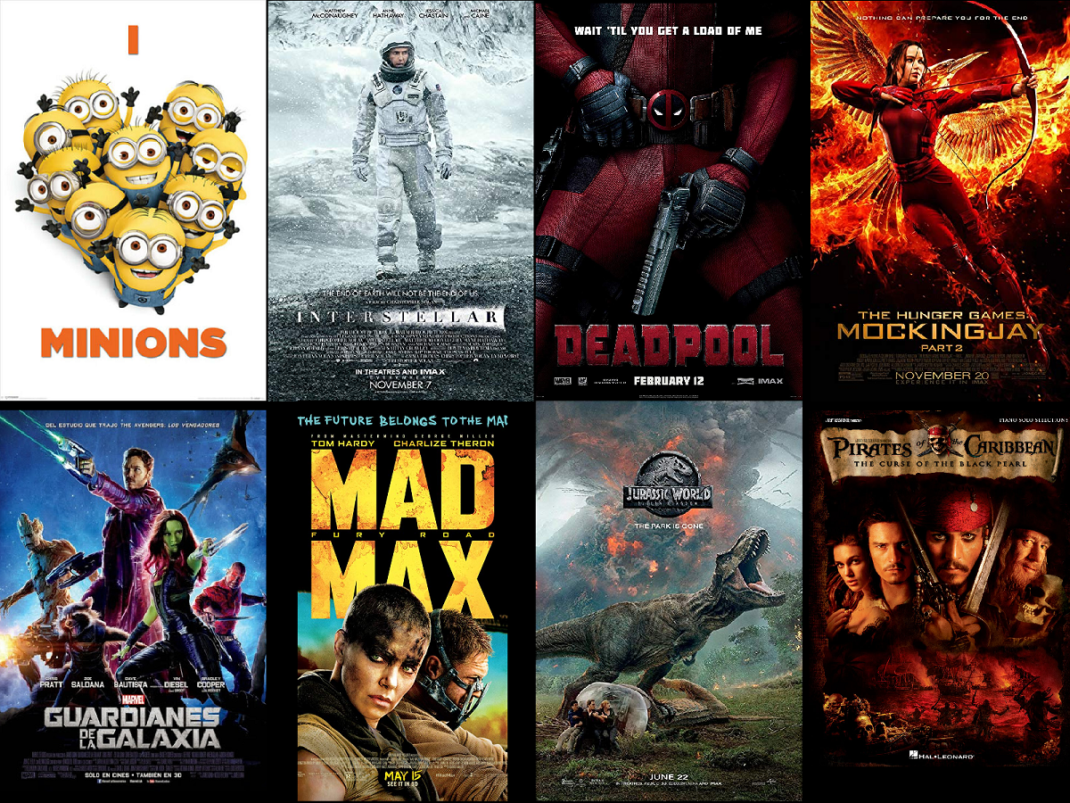 Collage of movie posters