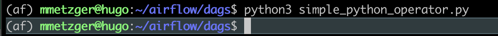 python3 - no errors