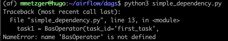 python3 - errors