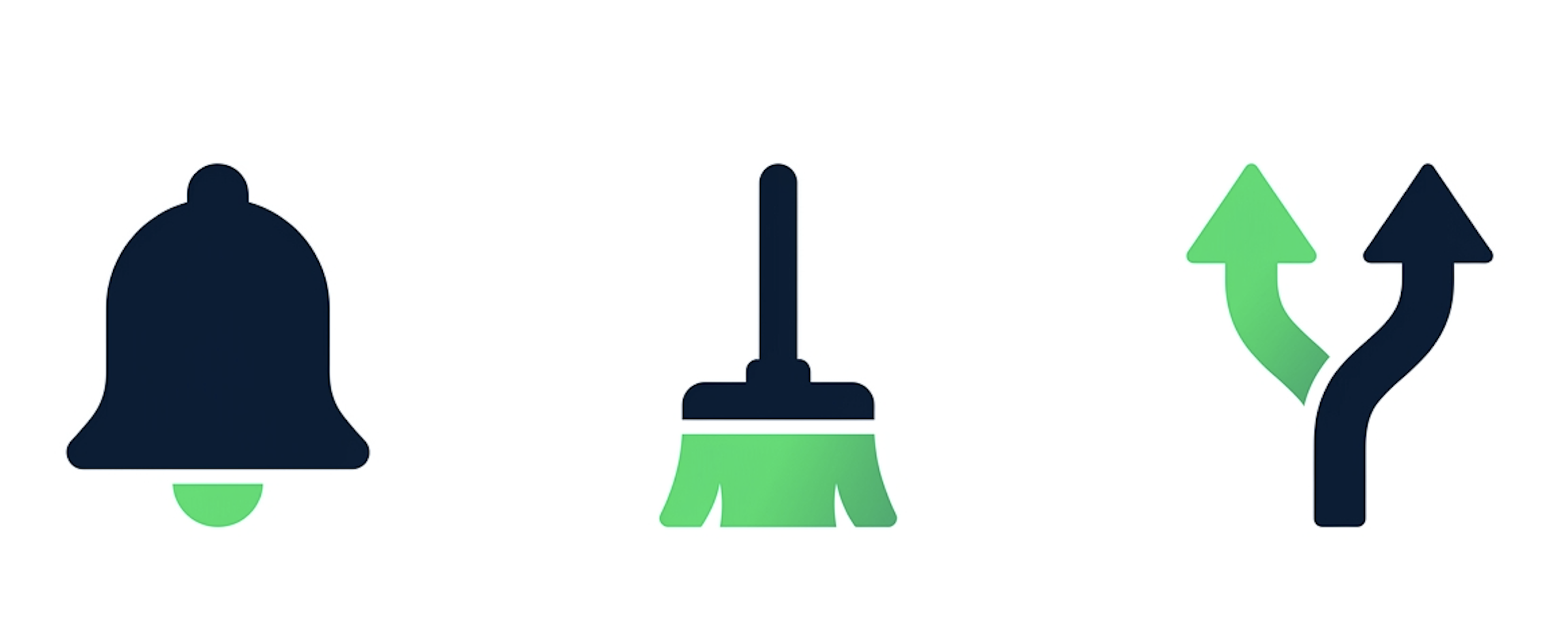 Illustration of trigger rule use cases such as notification and cleanup tasks