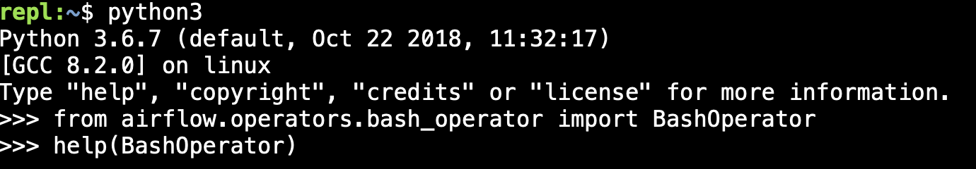 Airflow python3 help