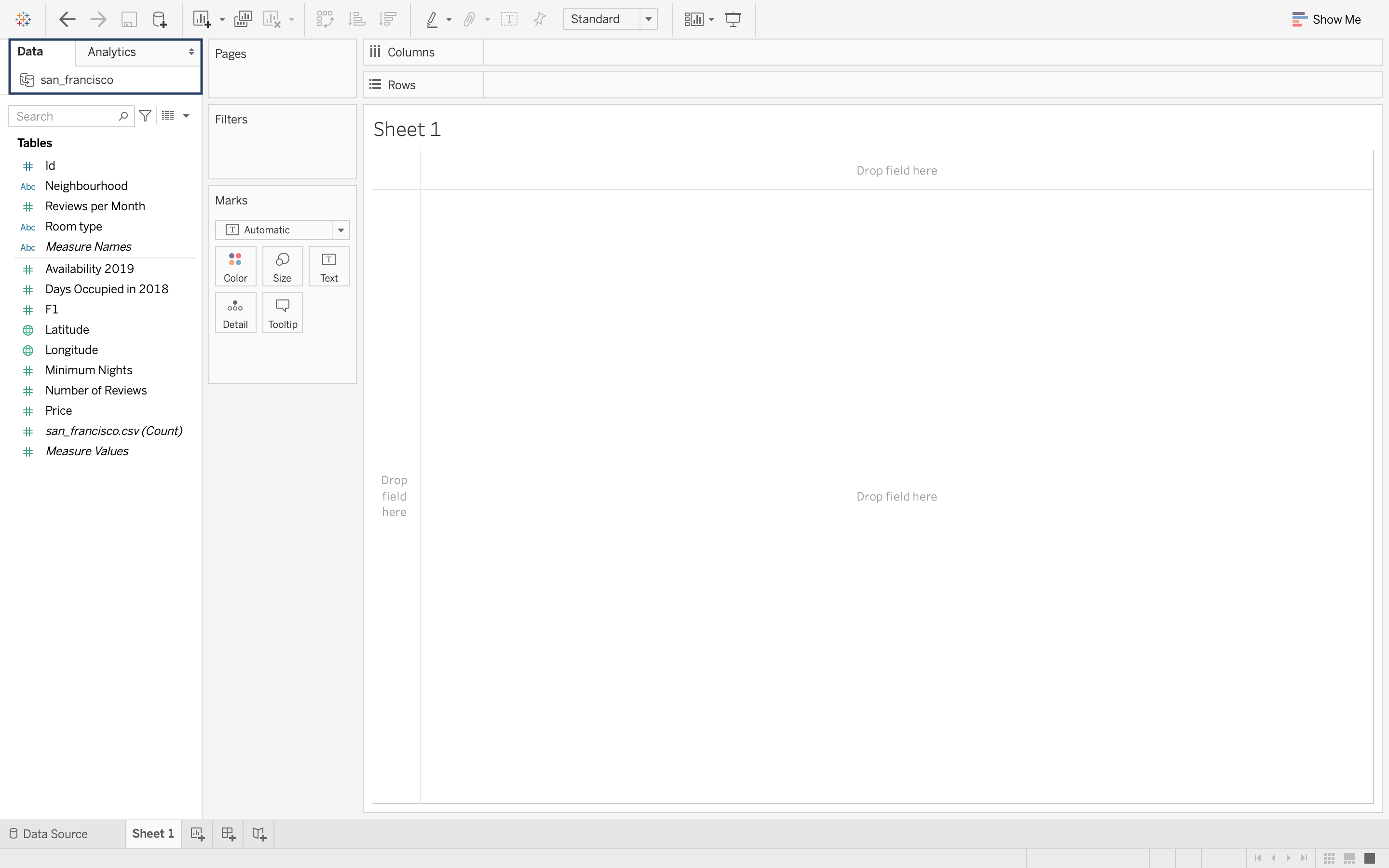 Data pane