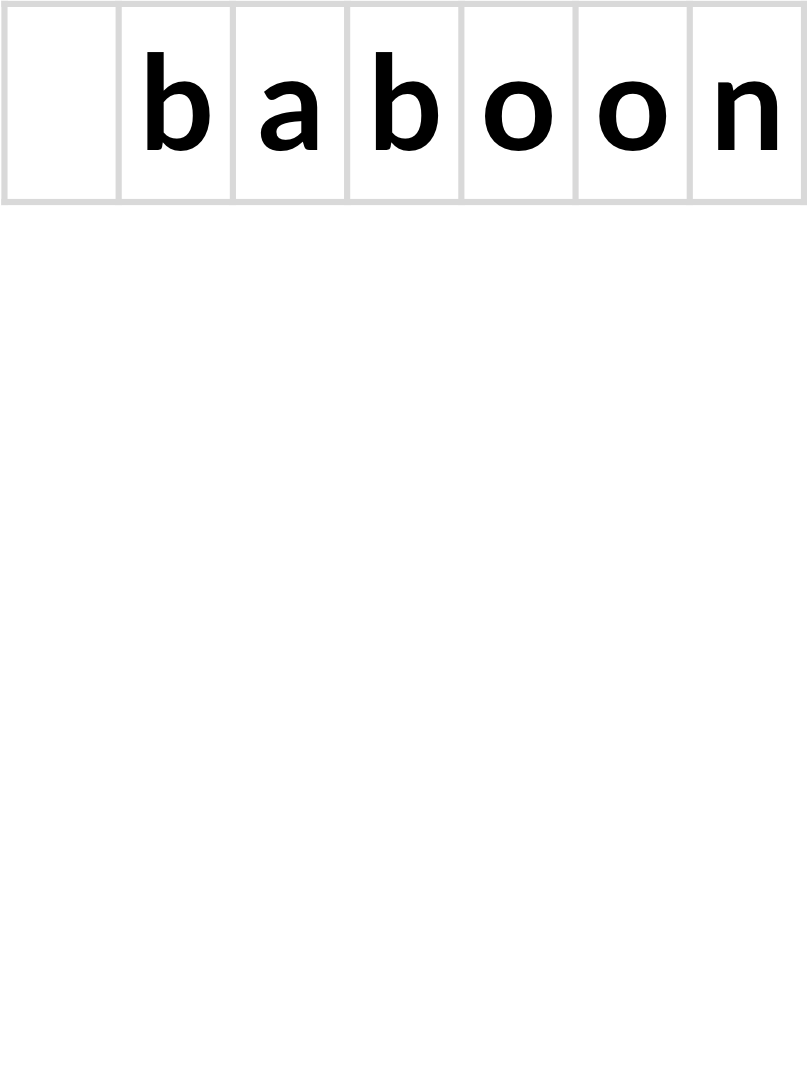the word baboon