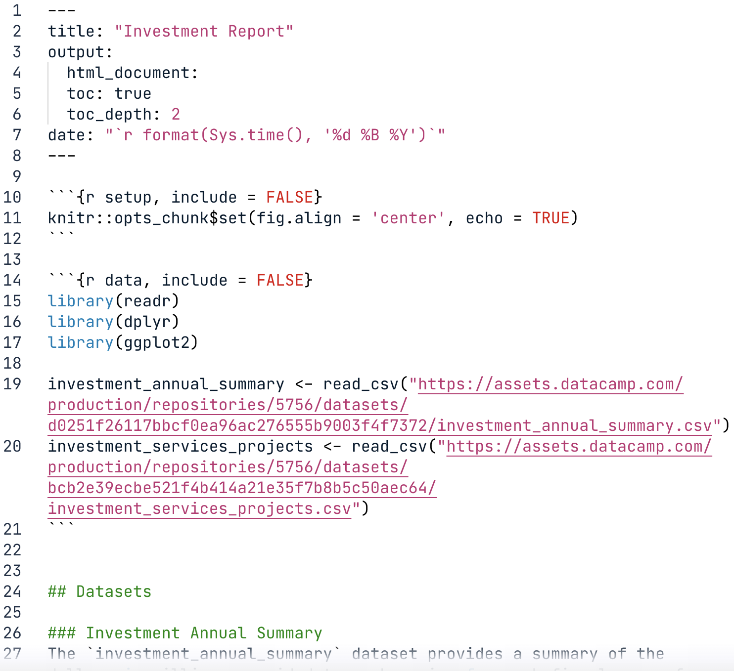 Markdown file with TOC depth of 2