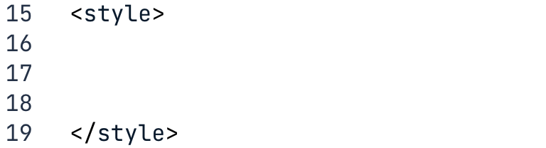 Markdown file with style elements