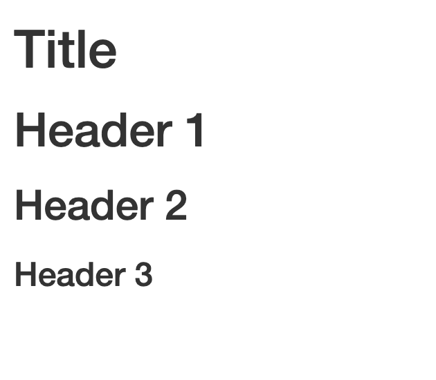 Knit file section headers