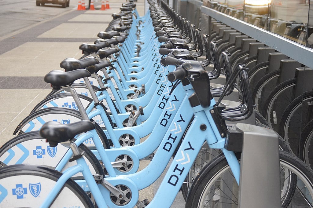 Divvy bike station