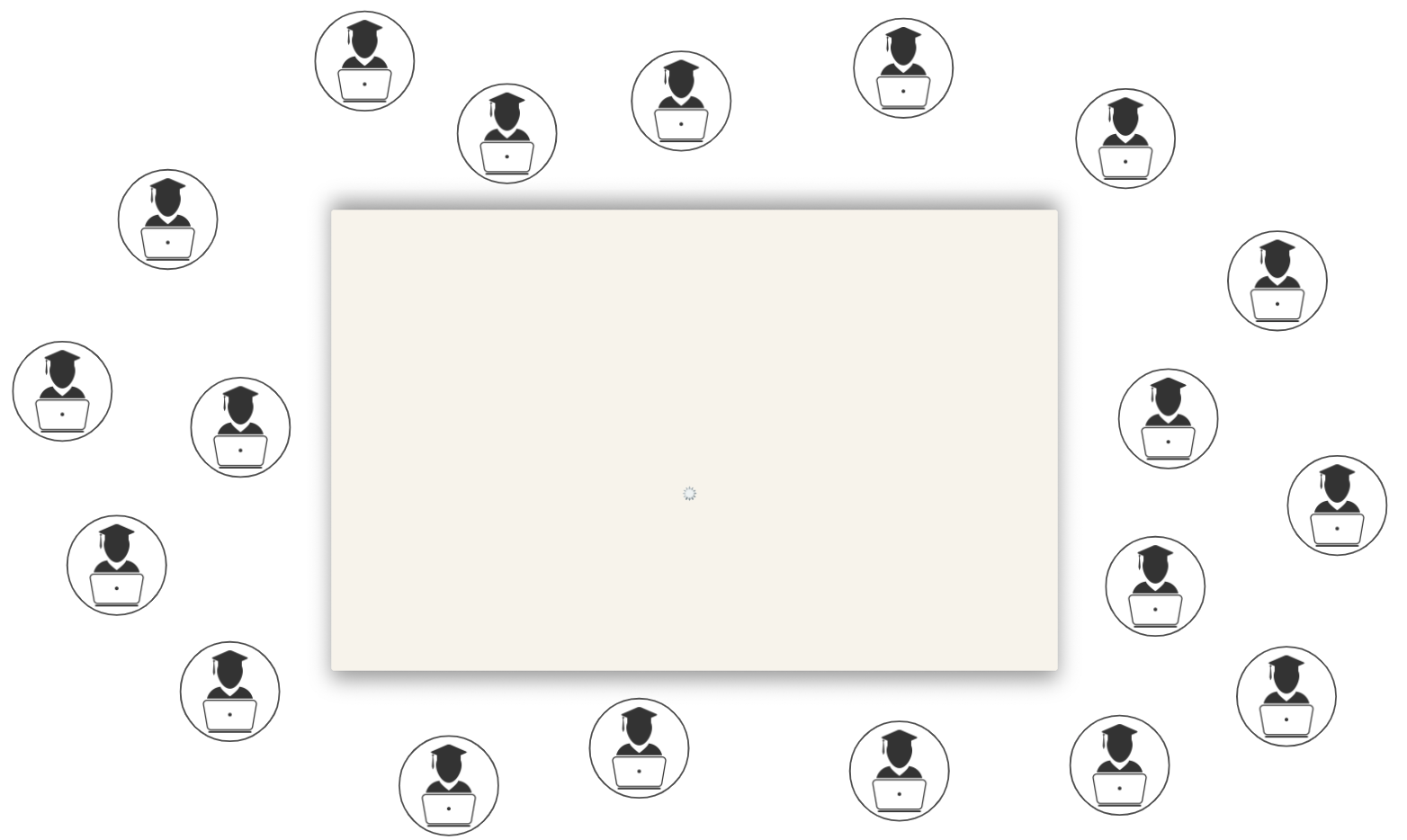 A few user icons around DataCamp exercise environment screenshot