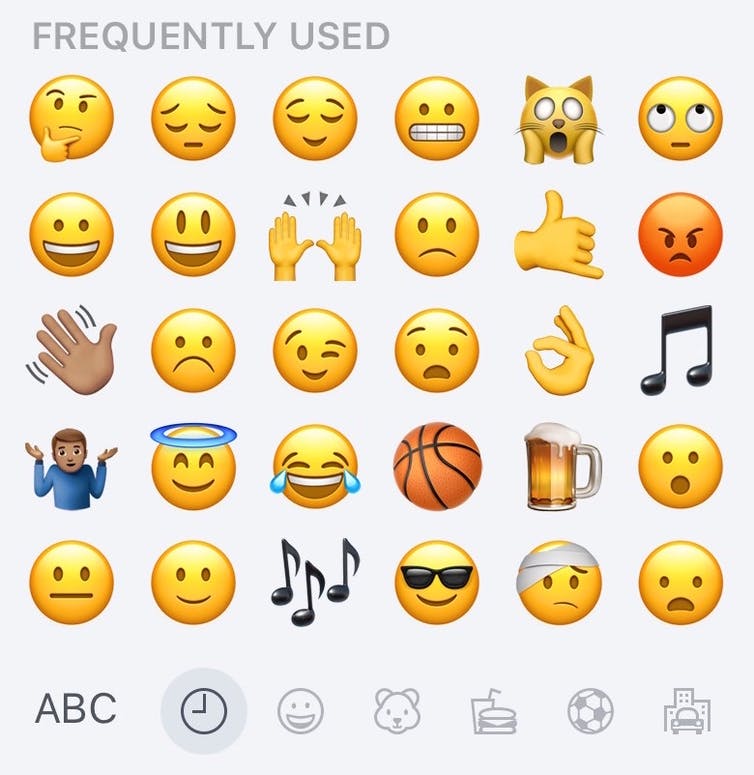 Apple's emoji keyword