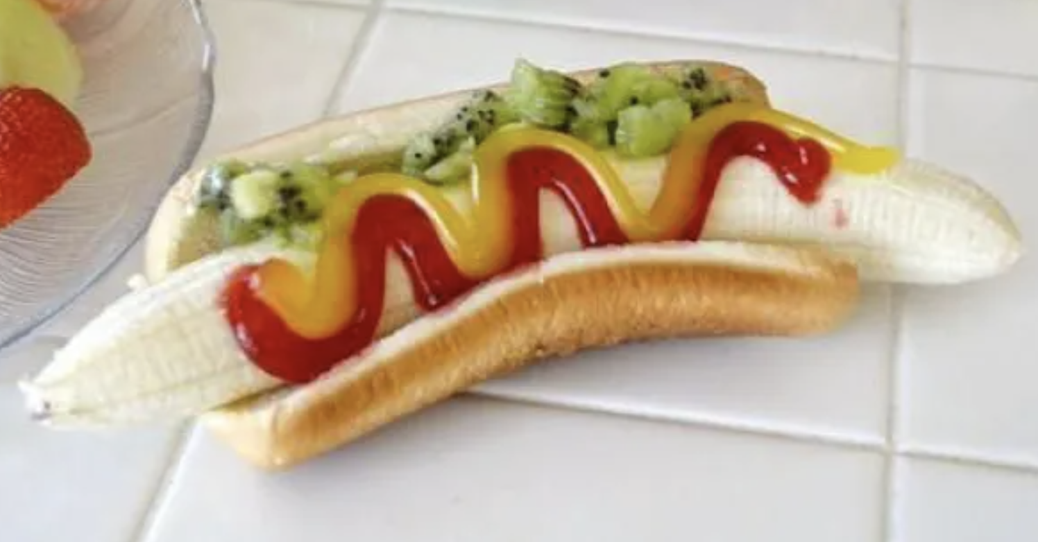 Relish Banana Ketchup Dog