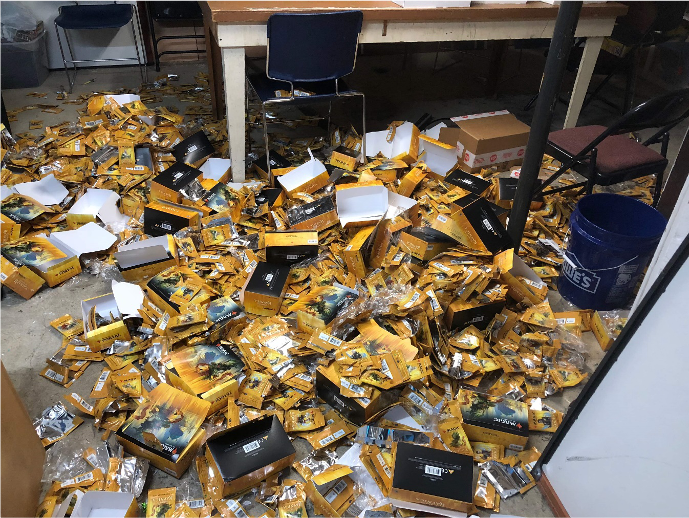 100 boxes opened