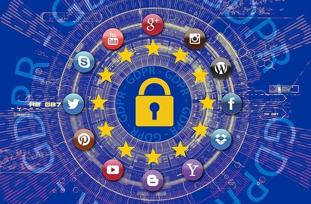 image showing GDPR surrounded by advertiser brand logos