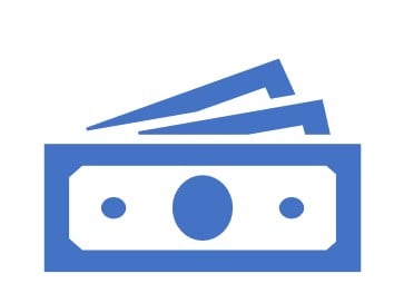 icon matching questions listed in script showing money