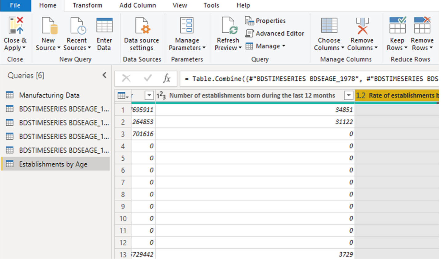 Data modeling in Power Query