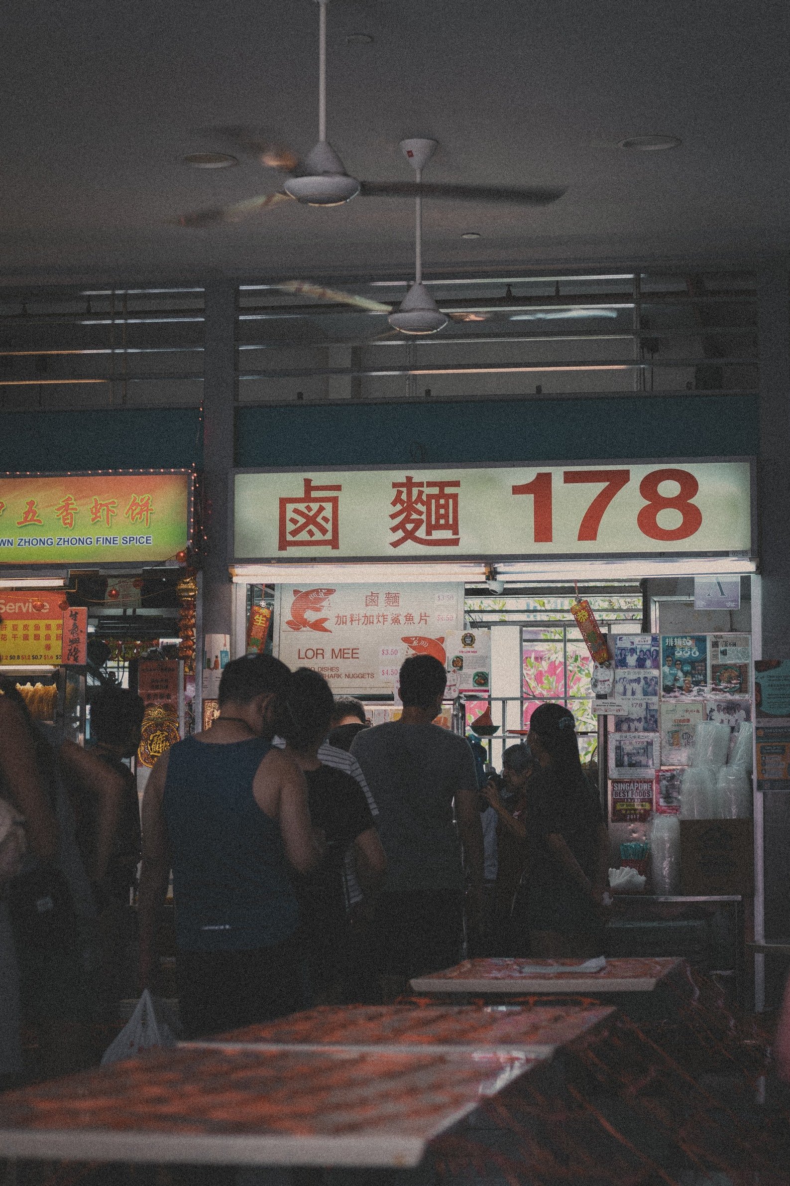 image of people queuing