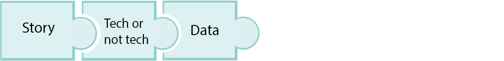 puzzle piece with the word data